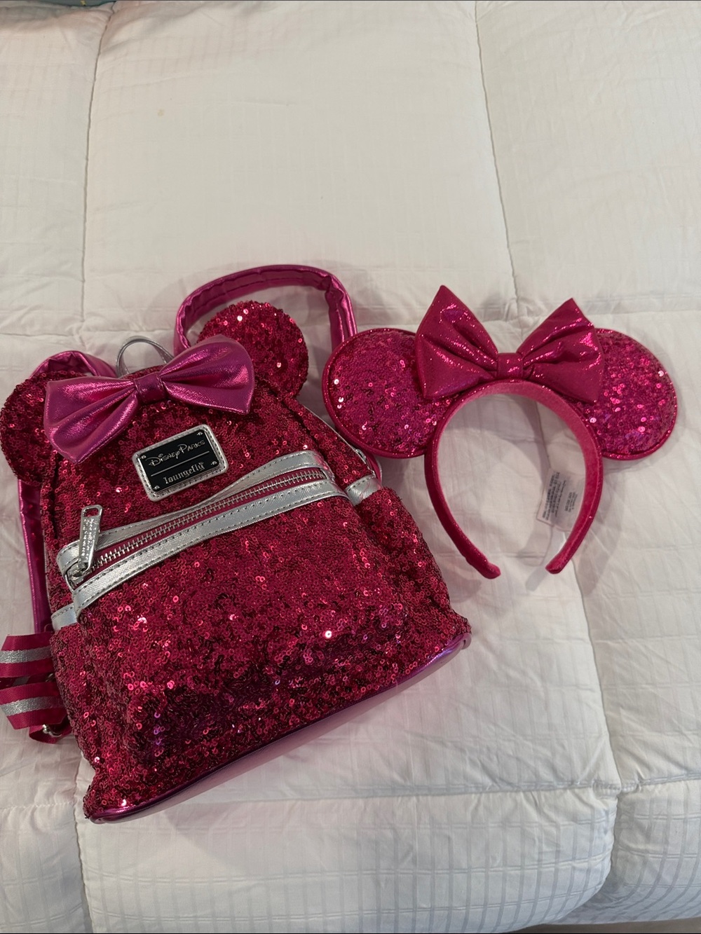 Disney parks imagination pink loungefly backpack
